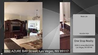 3060 AZURE BAY Street, Las Vegas, NV 89117