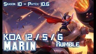 MaRin RUMBLE vs MORDEKAISER Top - Patch 10.6 KR Ranked