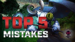 Top 5: Support Mistakes and HOW TO GET BETTER! - SMITE