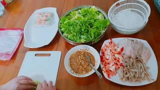 HOW TO MAKE SPRING ROLL FROM VIETNAM