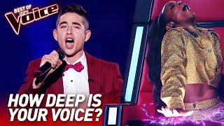 TOP 10 | Unbelievably LOW Voices in The Voice