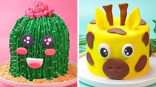 10 Amazing Animal Themed Cake Recipes | Homemade Buttercream Cake Decorating Ideas For Party