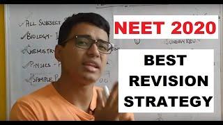 BEST REVISION STRATEGY FOR NEET 2020- REVISE ENTIRE SYLLABUS OF NEET 2020