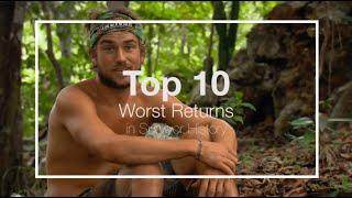 Top 10 Worst Returns in Survivor History