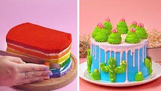 How To Make Perfect Cake Decorating Ideas | So Yummy Colorful Cake Decorating Ideas By Cake Junkie