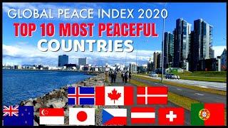 Top 10 World's Most Peaceful Countries|Global Peace Index 2020|Mister AB.Rehman