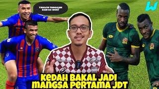 JDT VS KEDAH | No Striker No Problem | Kedah Sedia Redah