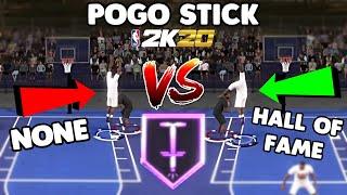 HOW MUCH DOES THE SPEED CHANGE FOR EVERY LEVEL OF POGO STICK IN NBA 2K20?