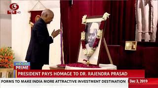 President pays homage to Dr Rajendra prasad