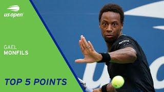 Gael Monfils | Top 5 Points | 2021 US Open