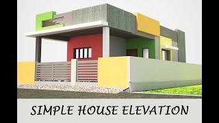 20X40 SIMPLE HOUSE ELEVATION |2 bedroom house plans |house plans Indian style