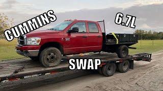 BUYING A CUMMINS DONOR TRUCK FOR INSANE PROJECT "SPOOL BUS"