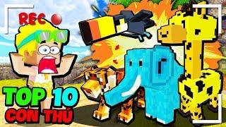 MRVIT - KHÁM PHÁ TOP 10 CON THÚ VIP NHẤT TRONG SỞ THÚ MINI WORLD !!! (TOP 10 MRVIT #18)