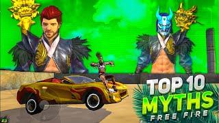 TOP 10 MYTHBUSTERS IN GARENA FREE FIRE BATTLEGROUND 