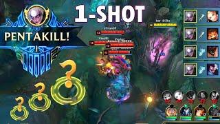 BEST ONE SHOT MOMENTS 2020 (Diana 1 Shot Pentakill, LoL Combo One-Shot...)