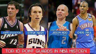 Top 10 Point Guards in NBA History