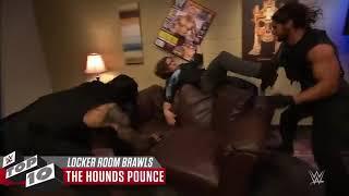 Wildest locker room brawls WWE Top 10, March 19, 2018