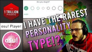 Top osu! Player Has the RAREST Personality type ever?