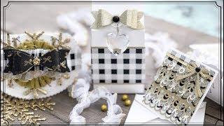 ELEGANT BAG TOPPER | MILK CARTON | NOTE CARD SET |  PROCESS TUTORIAL | COCO & RENO