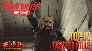 TOP 10 FASTEST KILLS | Friday The 13th: The Game | #StayHome #WithMe