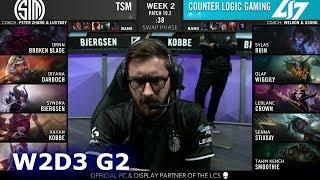 TSM vs CLG | Week 2 Day 3 S10 LCS Spring 2020 | CLG vs TSM W2D3