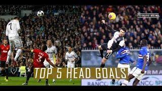 TOP 5 ELEVAZIONI DI CRISTIANO RONALDO - TOP HEAD GOALS, gol di testa