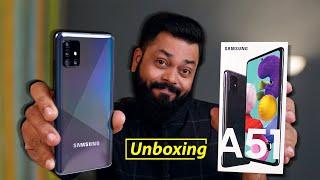 Samsung A51 Unboxing & First Impressions ⚡⚡⚡ Big Display, 48MP Cameras And More