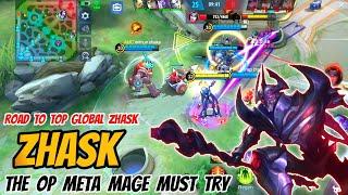 Zhask 100% Unkillable Meta | Zhask Best Build And Gameplay (2020)/ soon top 1 zhask : Mobile Legends