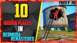 TOP 10 HIDDEN PLACES IN BERMUDA REMASTERED MAP 2.0 // FREEFIRE // AFTER UPDATE// 