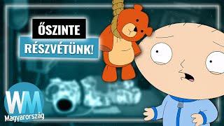 Top 10 fontosabb karakter a Family Guy-ban, akik tragikus halált szenvedtek