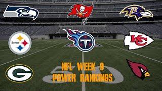 Top 10 NFL Power Rankings Week 9