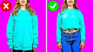 23 FASHION TIPS AND CLOTHES DIY HACKS