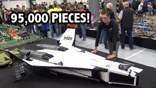 Massive LEGO Valkyrie Ship from Avatar | Skærbæk Fan Weekend 2019