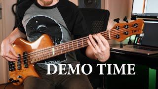 BASS DEMO - TAN S-Type 5 string singlecut bass