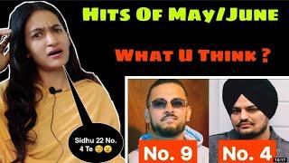 Reaction On | Top 10 Punjabi Hits Of The Month (May/June) Sidhu Moose Wala, Arjan Dhillon |Neha Rana