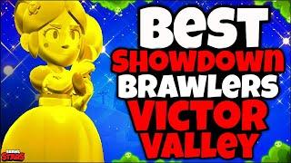 TOP 10 BEST Brawlers for Victor Valley in Showdown! - Brawler Tier list - Brawl Stars
