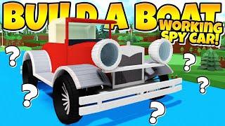 WORKING SPY CAR! (10+ SECRET weapons!) Build a Boat