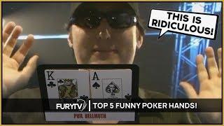 TOP 5 FUNNIEST POKER HANDS & RANTS!