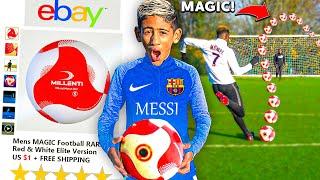 I Bought a MAGIC Football on eBay for KID MESSI & IT WORKED!! Play Like Ronaldo & Neymar