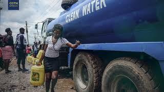 Kenya government distributes water in informal settlements to fight Covid-19