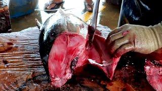 Tuna Fish Cutting | Fish Cutting Skills Sri Lanka | Made In Sri Lanka