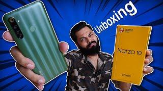 realme Narzo 10 Unboxing And First Impressions ⚡⚡⚡ Helio G80, Big Display, Big Battery & More