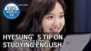 Hyesung's tip on studying English [Happy Together/2020.03.12]