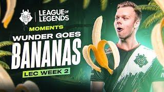 Wunder Goes Bananas | LEC Spring 2020 Week 2 Moments