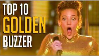 Top 10 BEST Golden Buzzers On America's Got Talent EVER!