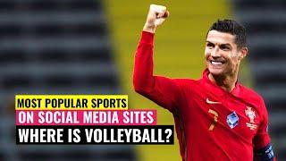 TOP 10 Most Popular Sports on Social Media Sites | Where is Volleyball?