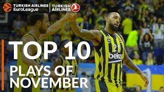 Turkish Airlines EuroLeague, Top 10 Plays of November!