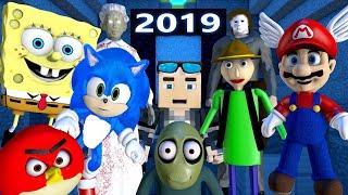 TOP 2019 MINECRAFT ANIMATION SERIES! THE MOVIE! (Official) Best Sonic, Baldi, Mario, Spongebob