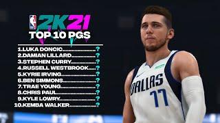 NBA 2K21 *Official* Top 10 Point Guards!