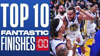 Top 10 WILD NBA ENDINGS of The YEAR 